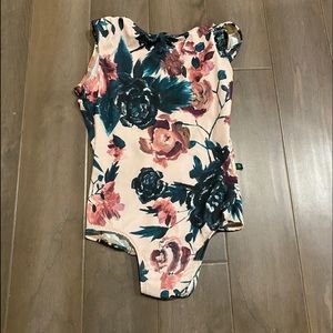 Floral Lucky Leo Leotard